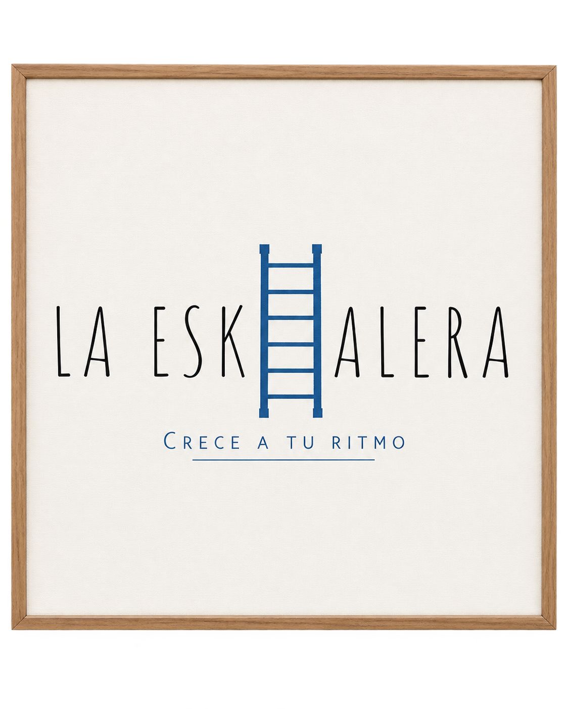 Cartel enmarcado de La Eskalera